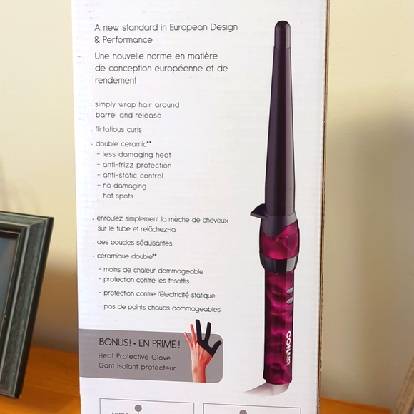 *NWOT*Conair hyperfusion ceramic iron - Picture 4 of 5